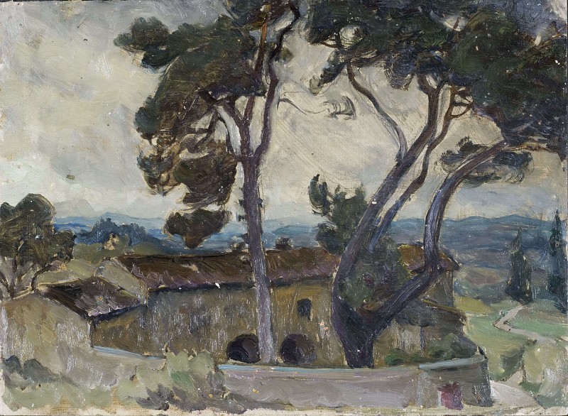 安娜·卡塔琳娜·博伯格（Anna Katarina Boberg ）––1922年，意大利斯波莱托油画