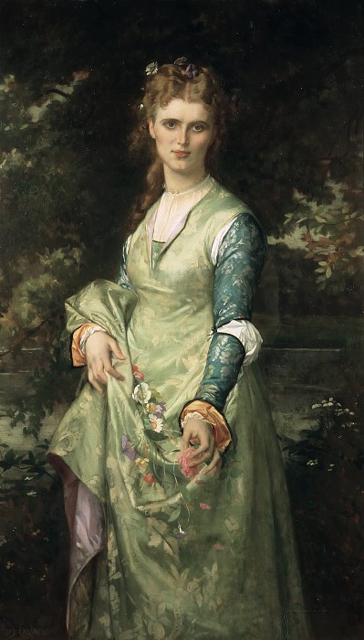 亚历山大·卡巴内尔(Alexandre Cabanel) –歌剧歌手油画