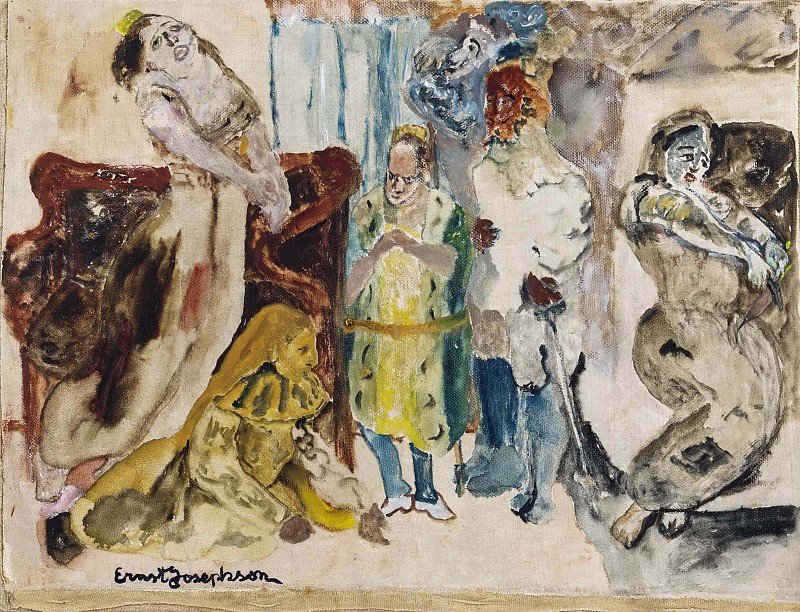 恩斯特·约瑟夫森（Ernst Josephson） –戏剧性的场景油画