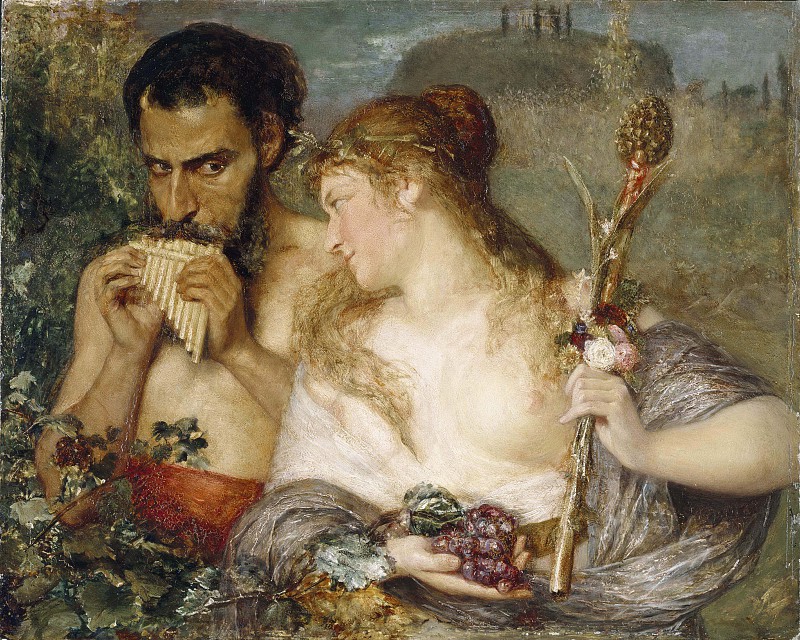 恩斯特·约瑟夫森（ Ernst Josephson） –仙女和福恩油画