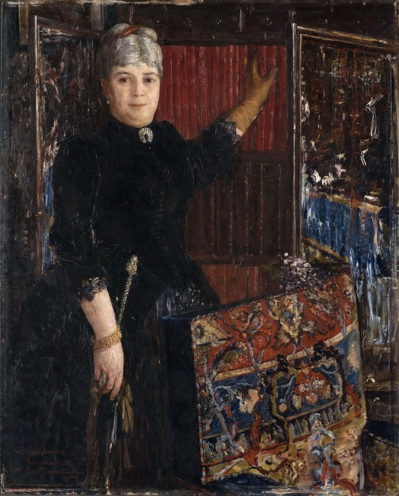 恩斯特·约瑟夫森（ Ernst Josephson） –卡罗琳·施罗斯夫人油画