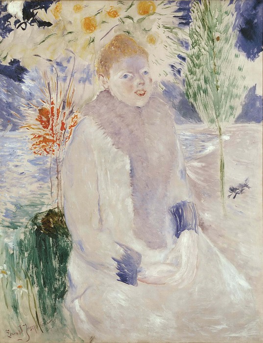 恩斯特·约瑟夫森（ Ernst Josephson） –一位女士的画像油画