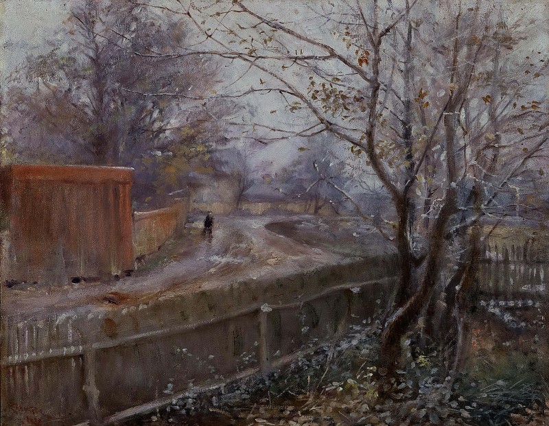 尼尔斯·克鲁格（ Nils Kreuger） –秋天，瓦尔伯格油画