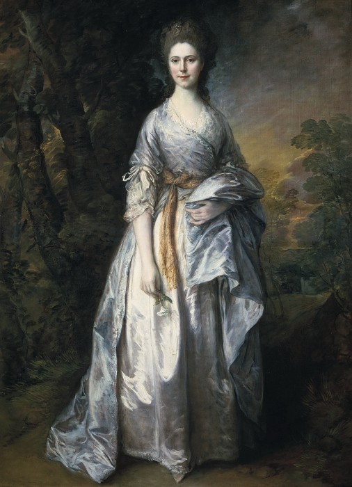 托马斯·盖恩斯伯勒（ Thomas Gainsborough） –玛丽亚，埃德利夫人油画