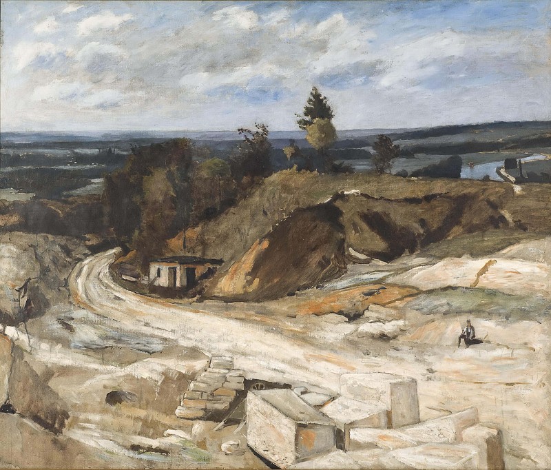 卡尔·弗雷德里克·希尔 –瓦兹河二世的采石场油画