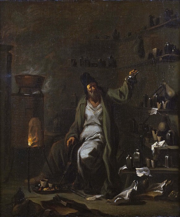 亚历山德罗·麦格纳斯科（Alessandro Magnasco） –炼金术士油画