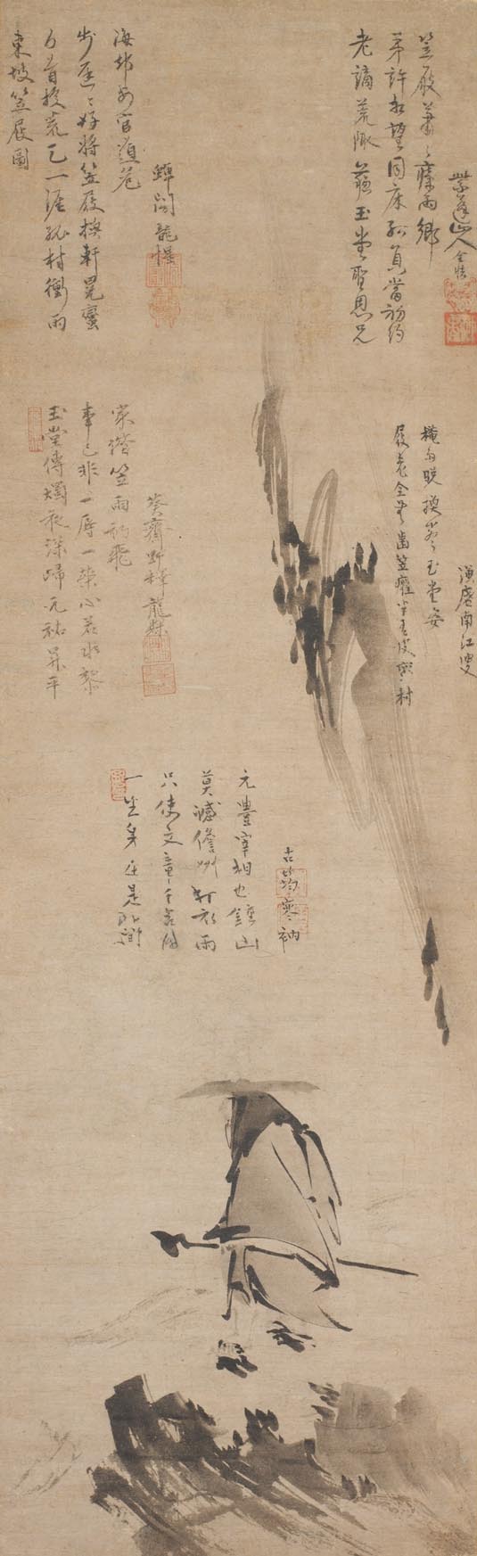 『东坡笠屐图』作品欣赏