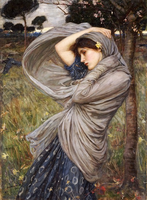 约翰·威廉姆·沃特豪斯(John William Waterhouse) –博里亚斯油画