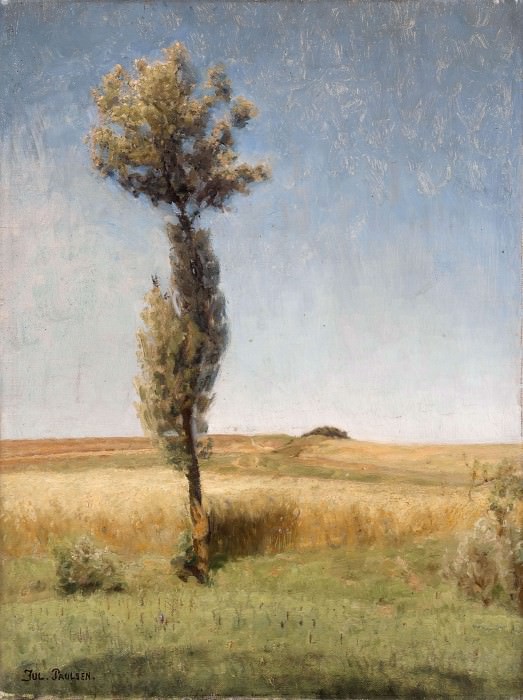 朱利叶斯·保尔森（Julius Paulsen） –树油画