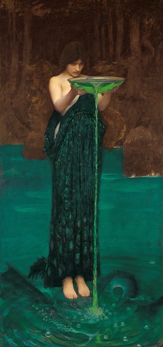 约翰·威廉姆·沃特豪斯(John William Waterhouse) – Circe油画