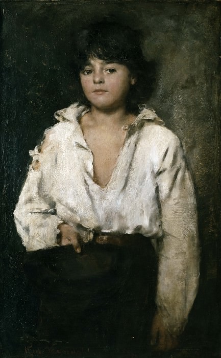 汉斯·奥拉夫·海耶达尔（ Hans Olaf Heyerdahl） –意大利男孩油画