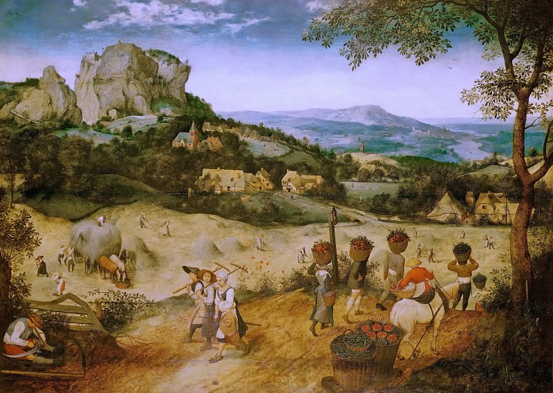 彼得·勃鲁盖尔（Pieter Brueghel）The Elder –牧草油画