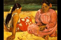保罗·高更（ Paul Gauguin） –塔希提岛（ Femmes de Tahiti）油画