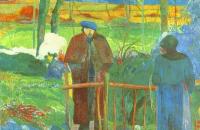 保罗·高更（ Paul Gauguin） –高更先生，卓悦（Bonjour）油画