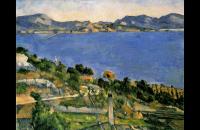 保罗·塞尚（ Paul Cezanne） –《马赛海湾》油画作品