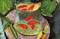 亨利·马蒂斯（Henri Matisse）（1869-1954）-《金鱼》油画作品