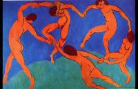 前500幅世界名画-亨利·马蒂斯（Henri Matisse）（1869-1954）-《舞蹈》油画作品