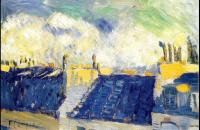 巴勃罗·毕加索（Pablo Picasso）- 蓝色屋顶