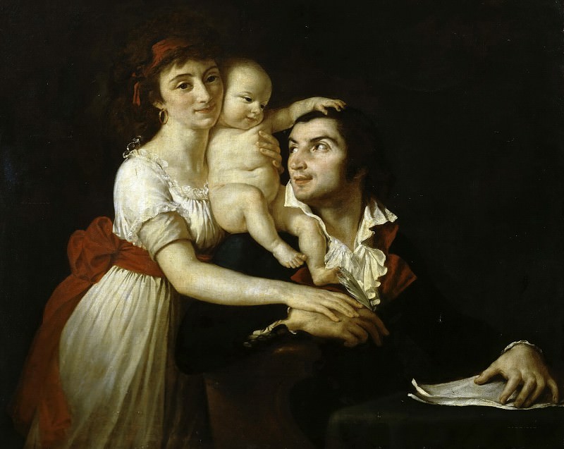 雅克·路易·大卫（ Jacques-Louis David） –卡米尔·德斯穆兰斯及其家人作品下载