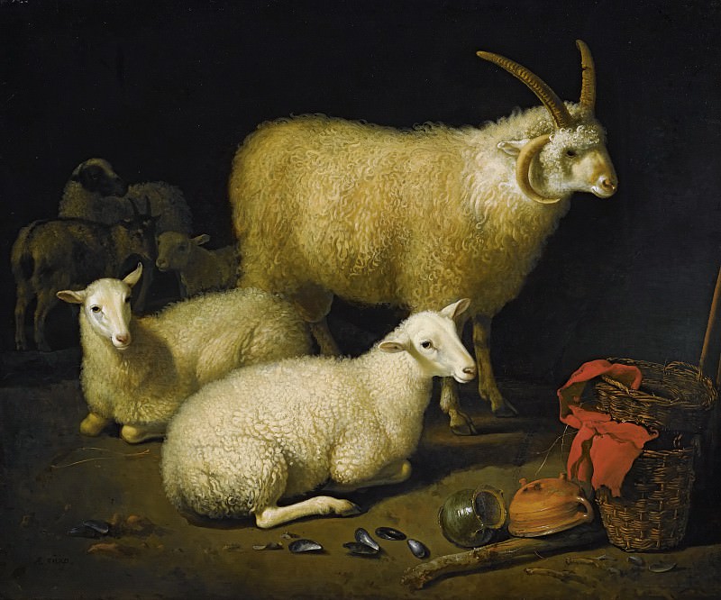 艾伯特·奎普 （Aelbert Cuyp）-三只羊作品下载