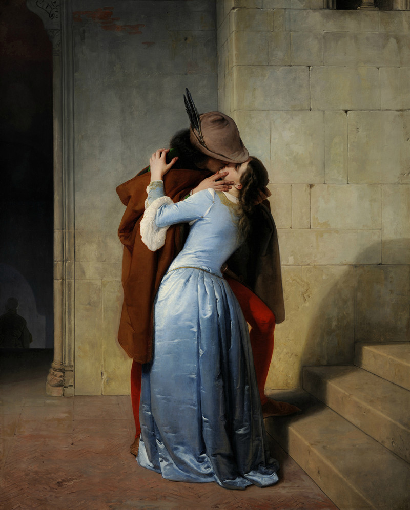弗朗西斯科·海耶兹 Francesco Hayez-吻 The Kiss作品