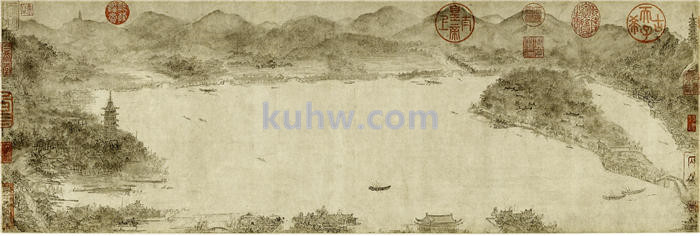 宋人 西湖图卷  作品下载