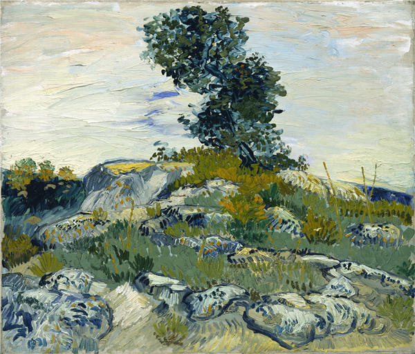 文森特·梵高（ Vincent van Gogh)-《岩石》作品下载