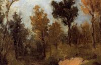 保罗·高更（Paul Gauguin）-森林小径 1873