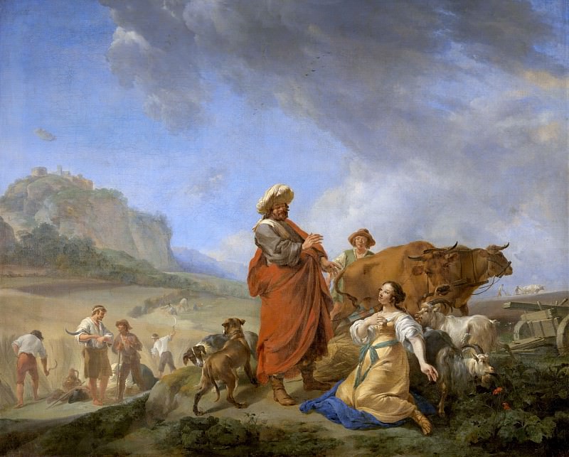 尼古拉斯·贝赫姆( Nicolaes Berchem) -路得和波阿斯 作品下载