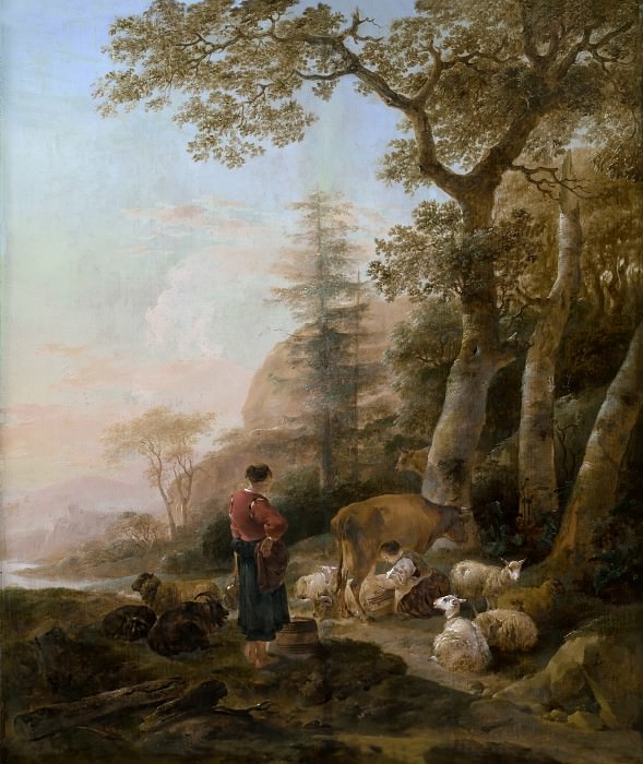 尼古拉斯·贝赫姆（ Nicolaes Berchem） -意大利风景 作品下载