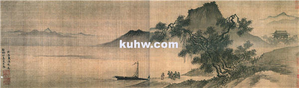 戴进 金台送别图卷 明 作品下载