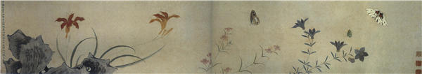 文俶 写生花蝶图卷 明 作品下载