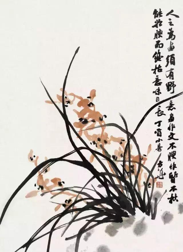 梅兰竹菊，紫藤，牡丹的画法及步骤