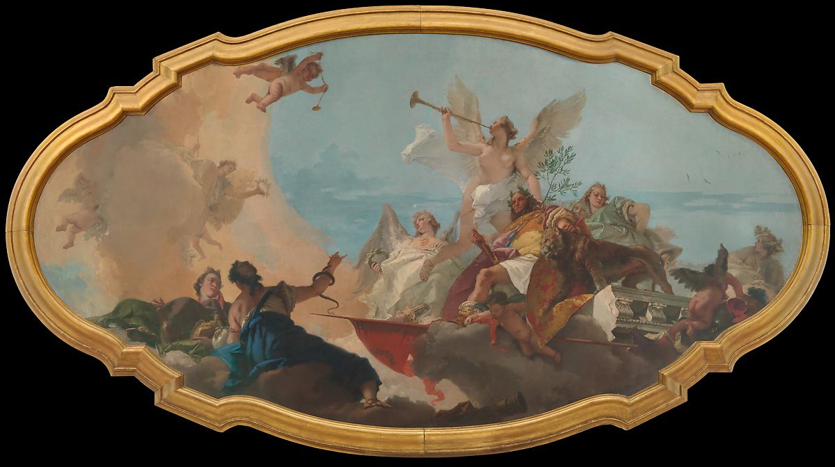 乔瓦尼·巴蒂斯塔·提埃波罗（Giovanni Battista Tiepolo） -巴巴拉家族的荣耀 作品下载