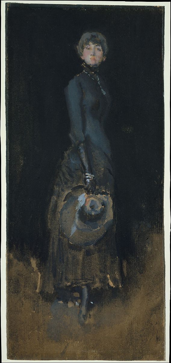 詹姆斯·麦克尼尔·惠斯勒（James McNeill Whistler ）-灰色女士 作品下载