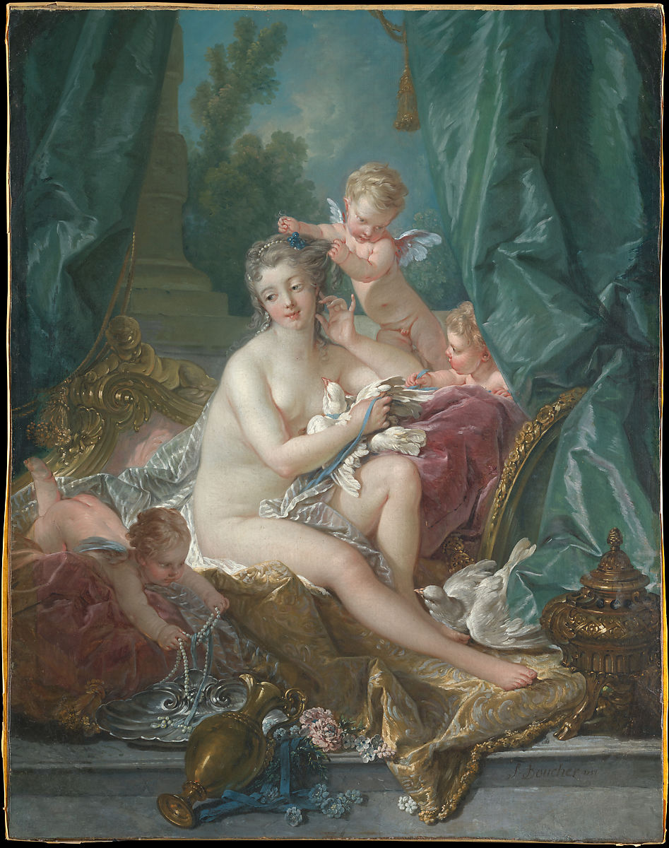 弗朗索瓦·布歇（François Boucher）–金星的淡香水 作品下载