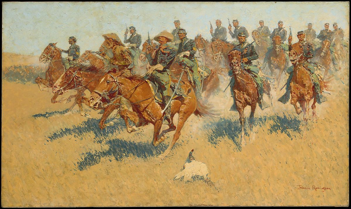 弗雷德里克·雷明顿（Frederic Remington）-在南部平原 作品下载