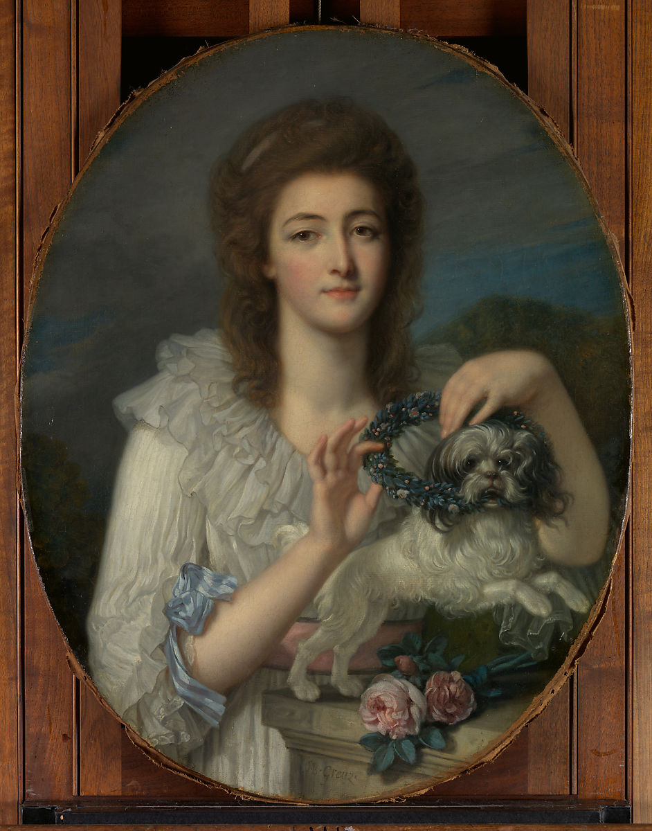 让-巴蒂斯特·格鲁兹（Jean-Baptiste Greuze）-瓦尔瓦拉·尼古拉耶夫娜·加加里纳公主 作品下载