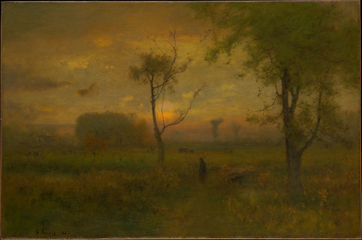 乔治·英尼斯（George Inness）-日出 作品下载
