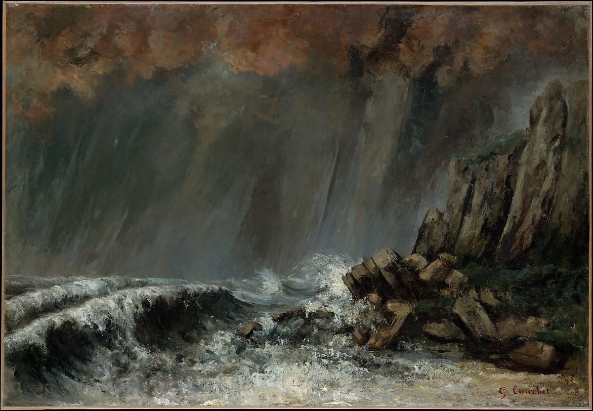 古斯塔夫·库尔贝（ Gustave Courbet） –水龙卷 作品下载