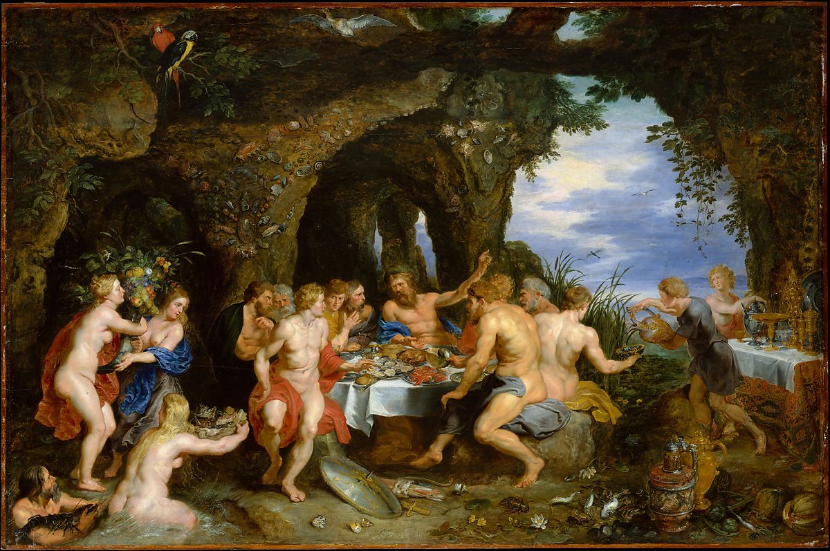 彼得·保罗·鲁本斯（Peter Paul Rubens）-阿切洛厄斯的盛宴 作品下载