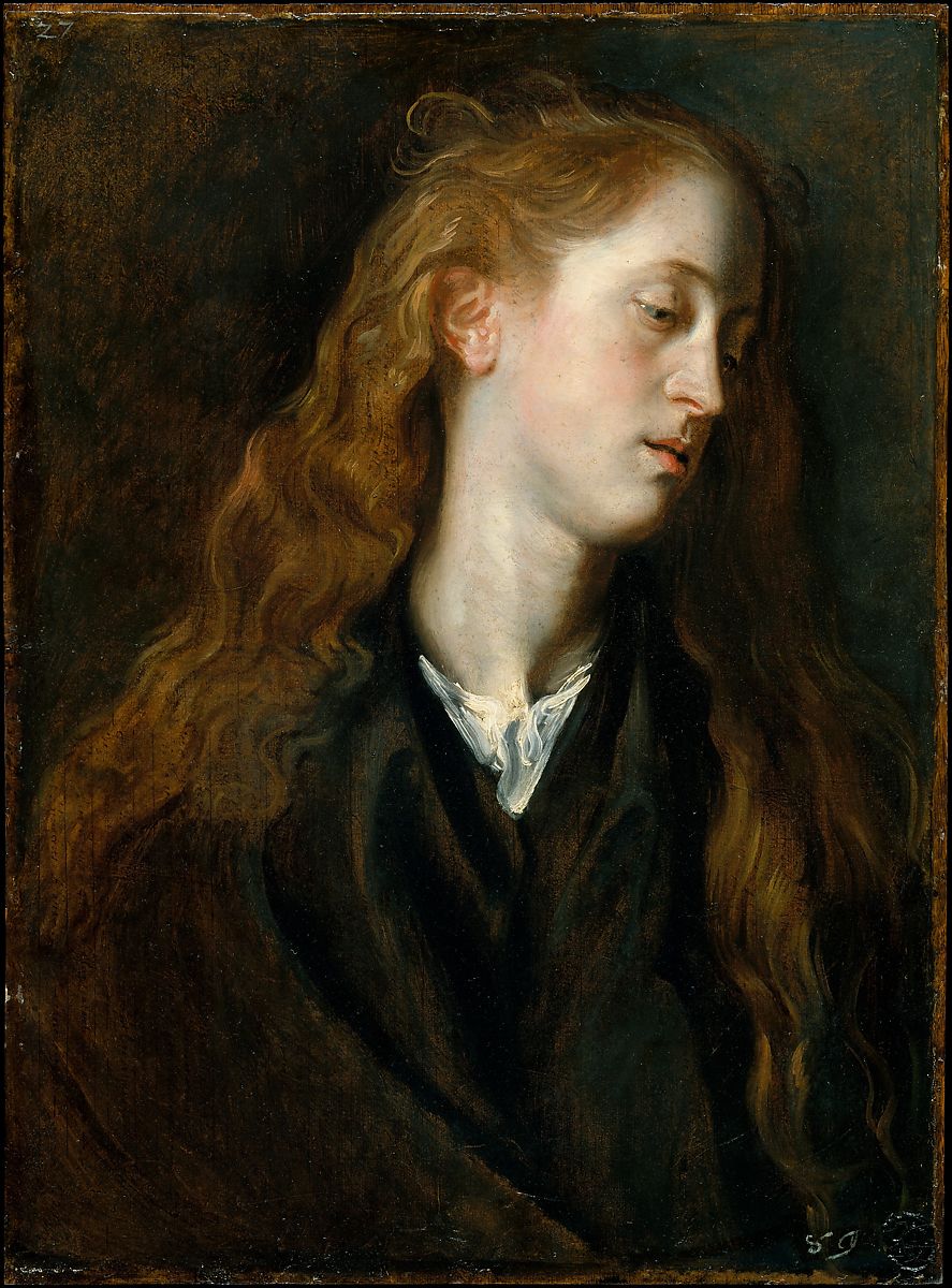 安东尼·范·戴克（Anthony van Dyck）-一名年轻女子 作品下载