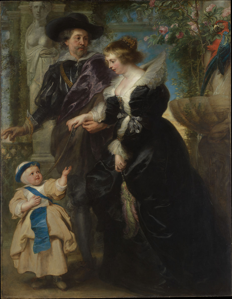 彼得·保罗·鲁本斯（Peter Paul Rubens）-鲁本斯和妻子海伦娜 作品下载
