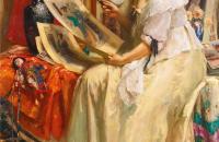 费尔南德·图森（比利时画家，1873-1963年）-日本艺术 作品欣赏
