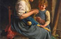 路易吉·贝基（LUIGI BECHI）（意大利，1830-1919）-编织 作品欣赏