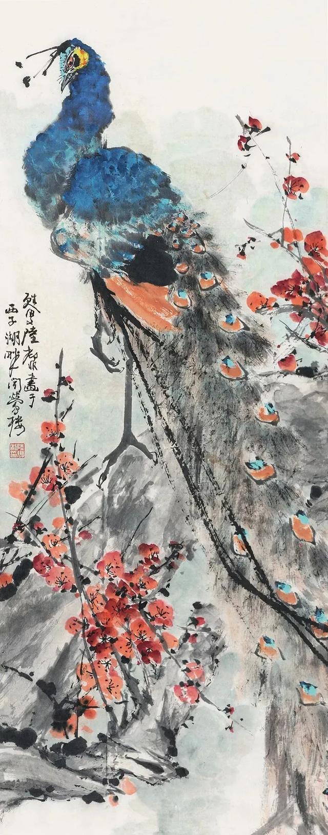 图文教程：写意白孔雀画法步骤