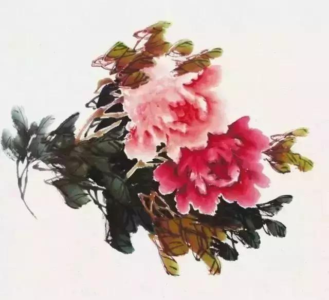 写意教程：梅兰竹菊，紫藤，牡丹的步骤画法