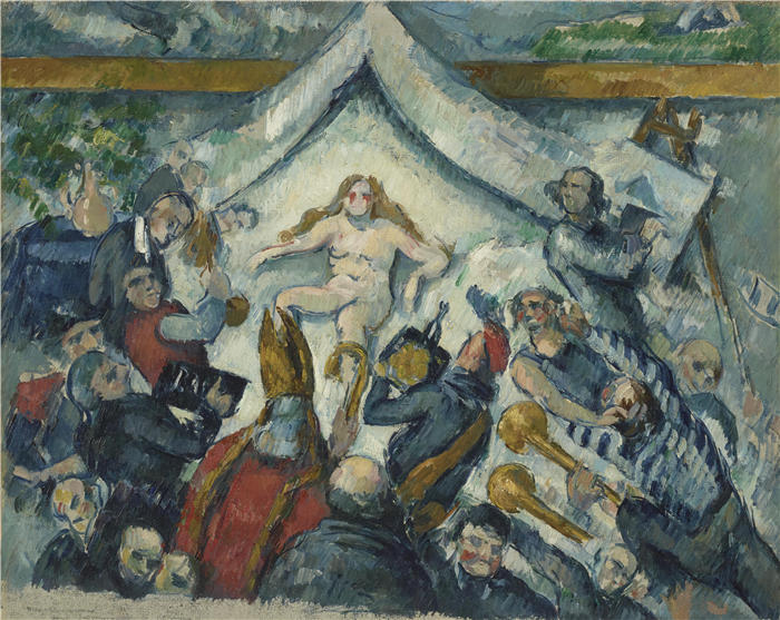 保罗·塞尚（Paul Cézanne）-永恒女性 1877 作品下载 72ppi
