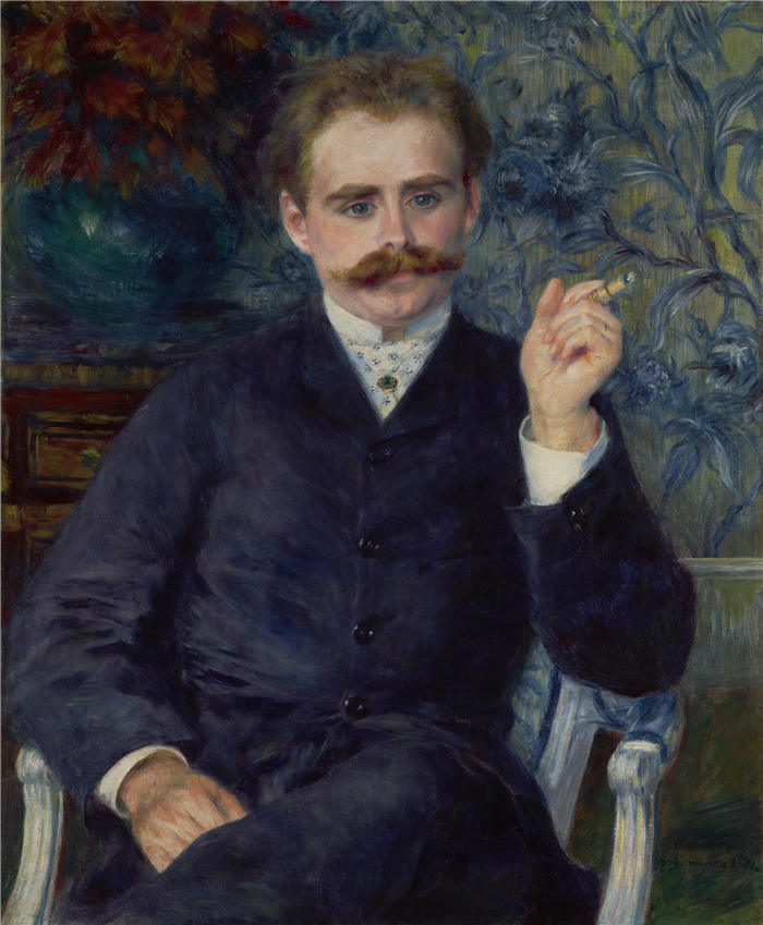 皮埃尔·奥古斯特·雷诺阿Auguste Renoir)–阿尔伯特·卡恩·d·安弗斯 1881 作品