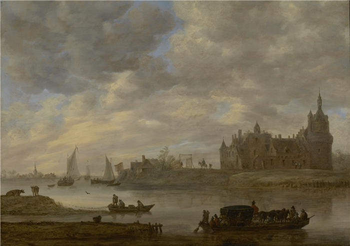 扬·范·高恩（Jan van Goyen）-Duurstede城堡. 作品下载